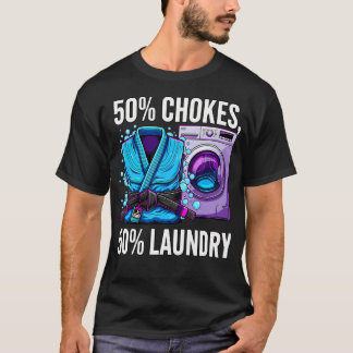 Brasiliansk Jiu Jitsu 50 kvävningar 50 tvätt T Shirt