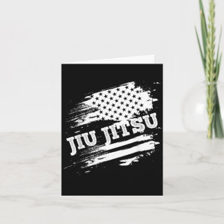 Brasiliansk Jiu Jitsu Amerikansk Flagga USA Srts K Kort