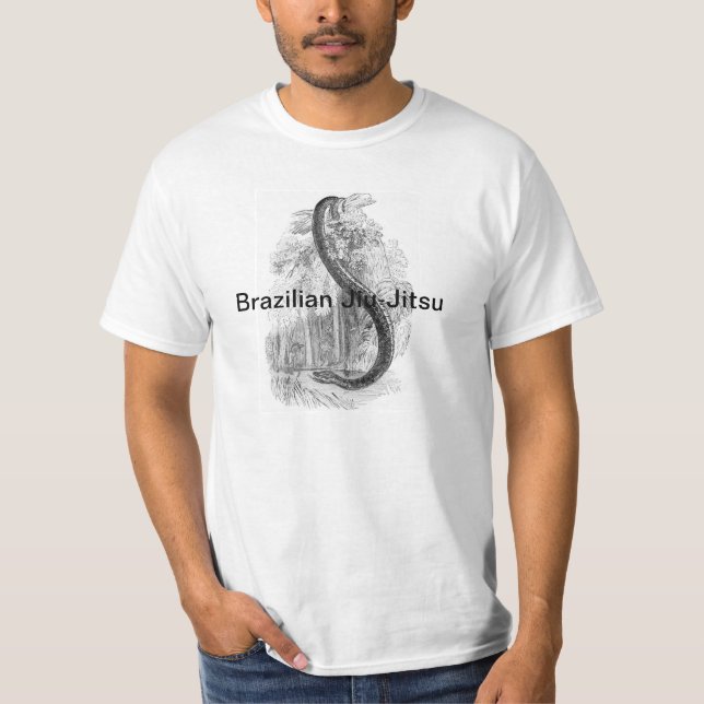 Brasiliansk Jiu-Jitsu Anaconda på ett träd Tröja (Framsida)