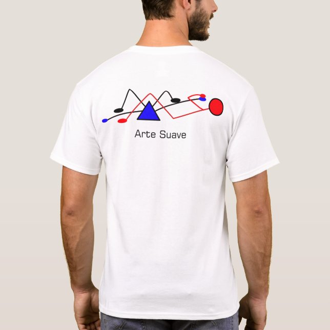 Brasiliansk Jiu Jitsu Arte Sauve Armbar T Shirt (Baksida)