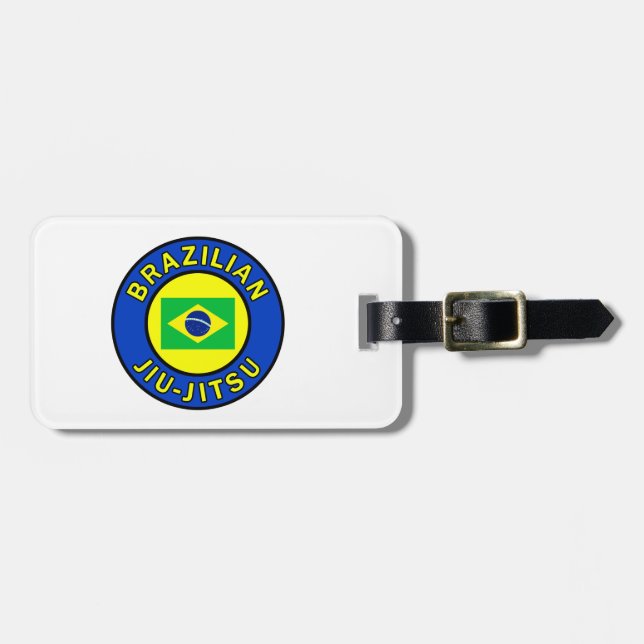 Brasiliansk Jiu Jitsu Bagagebricka (Horisontell Framsida)