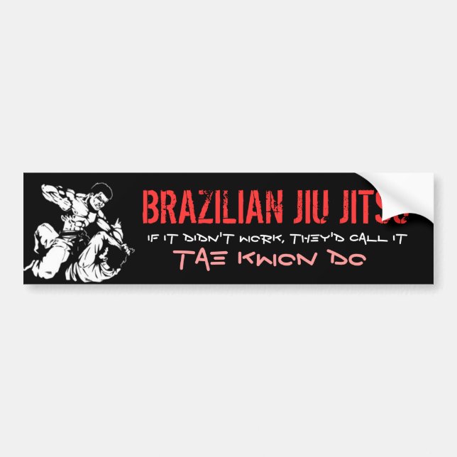 BRASILIANSK JIU JITSU BILDEKAL (Framsidan)