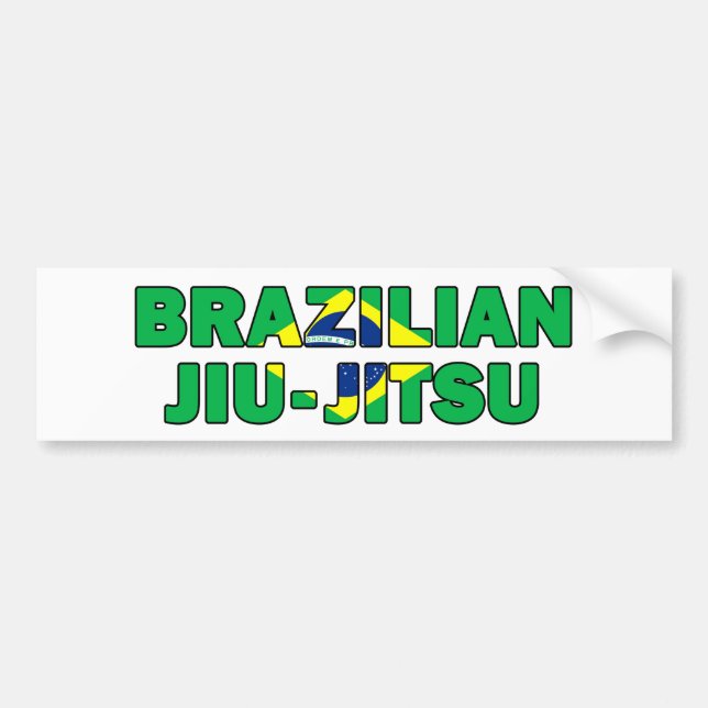 Brasiliansk Jiu Jitsu Bildekal (Framsidan)