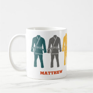 Brasiliansk Jiu Jitsu BJJ Gi Personlig Kaffemugg