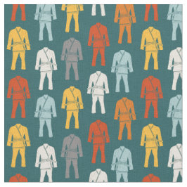 Brasiliansk Jiu Jitsu BJJ Gi Uniform Patterned Tyg