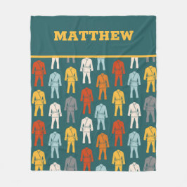 Brasiliansk Jiu Jitsu BJJ Gi Uniform Personlig Fleecefilt