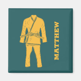 Brasiliansk Jiu Jitsu BJJ Gi Uniform Personlig Magnet