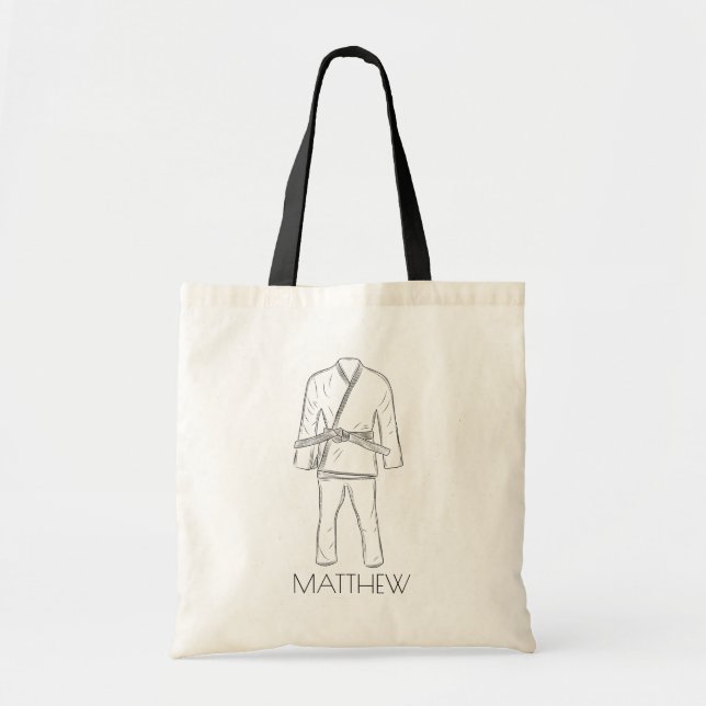 Brasiliansk Jiu Jitsu BJJ Gi Uniform Personlig Tygkasse (Framsidan)