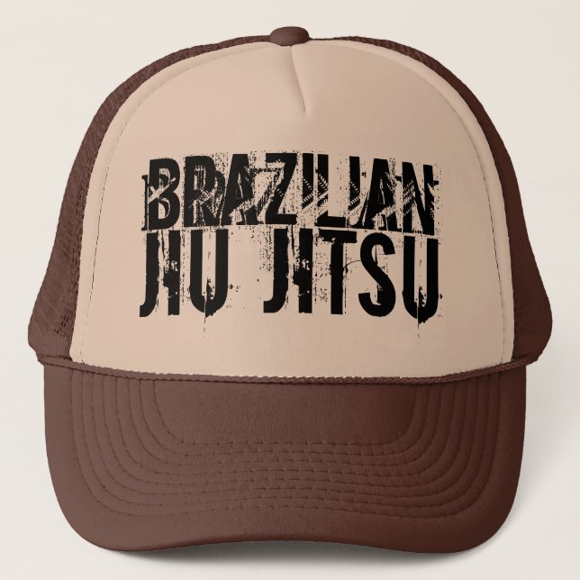 Brasiliansk Jiu Jitsu BJJ hatt Truckerkeps (Framsida)
