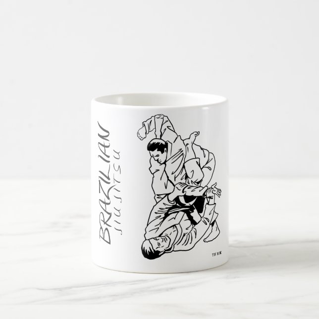 Brasiliansk Jiu Jitsu BJJ kaffemugg (Center)