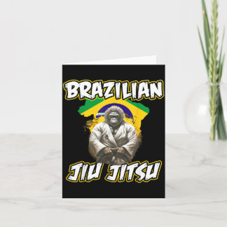 Brasiliansk Jiu Jitsu BJJ Män Kvinnor MMA Kort