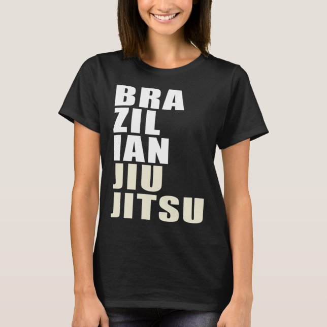 Brasiliansk Jiu Jitsu BJJ och Grappling 1 T Shirt (Framsida)