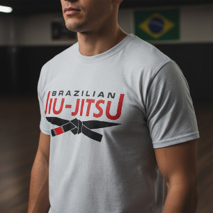 Brasiliansk Jiu-Jitsu BJJ Svart Bälte T Shirt