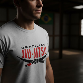 Brasiliansk Jiu-Jitsu BJJ Svart Bälte T Shirt
