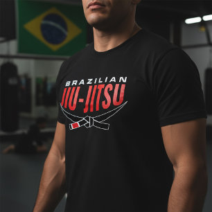 Brasiliansk Jiu-Jitsu BJJ Svart Bälte T Shirt