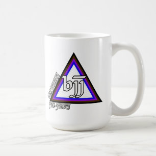 Brasiliansk Jiu Jitsu BJJ triangel av framsteg Kaffemugg