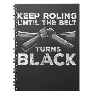 Brasiliansk Jiu Jitsu Black Bälte Anteckningsbok
