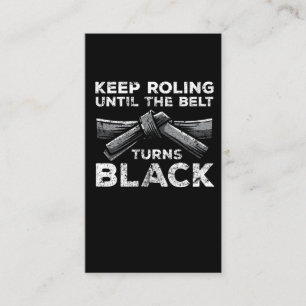 Brasiliansk Jiu Jitsu Black Bälte Visitkort