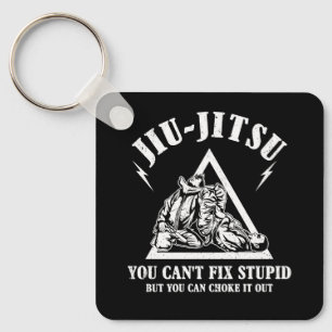 Brasiliansk Jiu Jitsu Cant Fix Stupid Jiujitsu Tåg Nyckelring