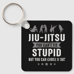 Brasiliansk Jiu Jitsu Cant Fix Stupid, men du kan Nyckelring