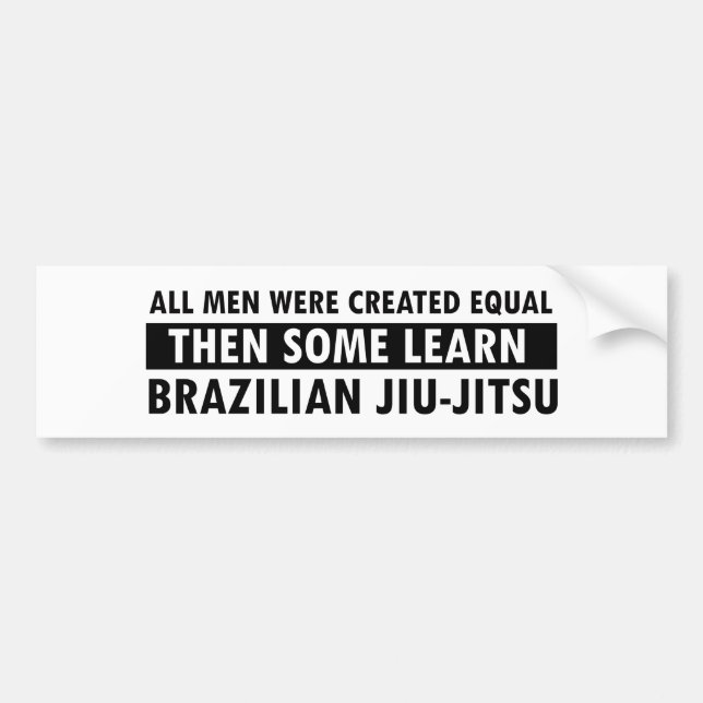 Brasiliansk Jiu Jitsu-designs Bildekal (Framsidan)