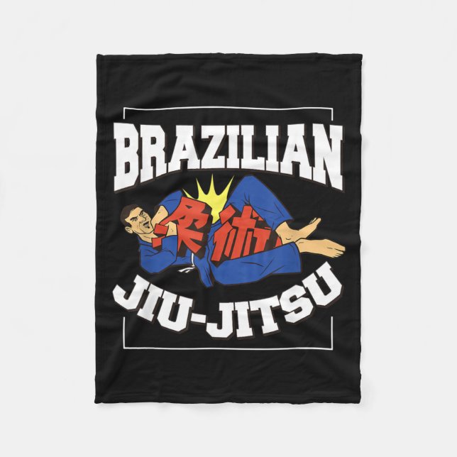 brasiliansk jiu-jitsu fleecefilt (Framsidan)