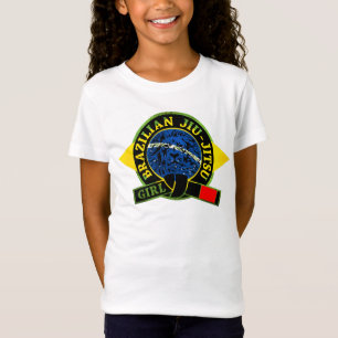 Brasiliansk jiu-Jitsu-flicka Tee Shirt