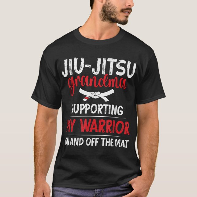 Brasiliansk Jiu Jitsu Grandma Proud Jiu Jitsu T Shirt (Framsida)