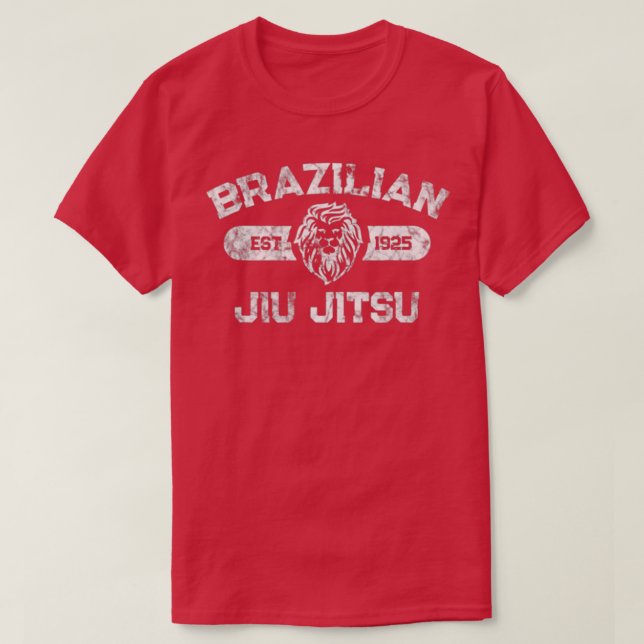 Brasiliansk Jiu Jitsu inrättade 1925 BJJ MMA Fight T Shirt (Design framsida)