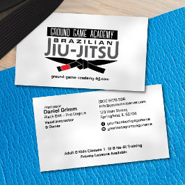 Brasiliansk Jiu-Jitsu-instruktor Visitkort