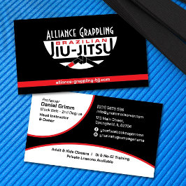 Brasiliansk Jiu-Jitsu-instruktor Visitkort
