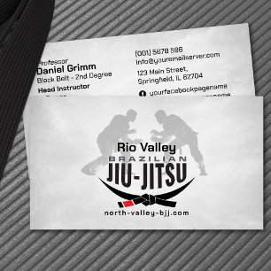Brasiliansk Jiu-Jitsu-instruktor Visitkort