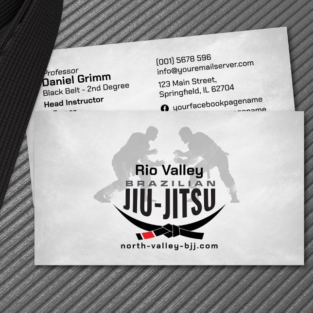 Brasiliansk Jiu-Jitsu-instruktor Visitkort (Skapare uppladdad)