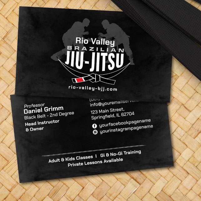 Brasiliansk Jiu-Jitsu-instruktor Visitkort (Skapare uppladdad)