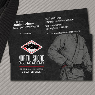 Brasiliansk Jiu-Jitsu-instruktor Visitkort