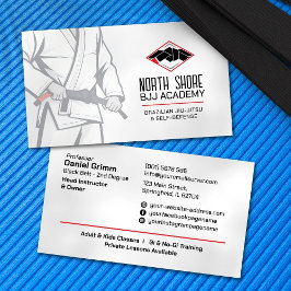 Brasiliansk Jiu-Jitsu-instruktor Visitkort