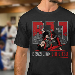 Brasiliansk Jiu-Jitsu-kampsport T Shirt