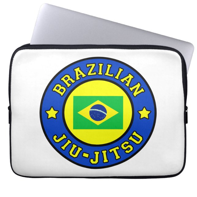 Brasiliansk Jiu Jitsu Laptop Fodral (Framsidan)