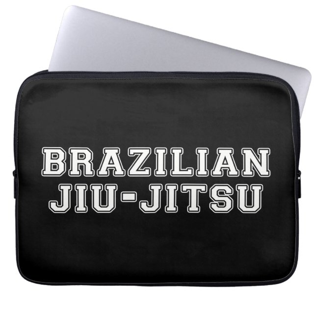 Brasiliansk Jiu Jitsu Laptop Sleeve (Framsidan)
