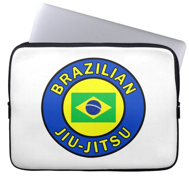 Brasiliansk Jiu Jitsu Laptop Sleeve (Framsidan)