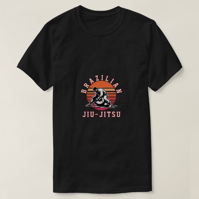 Brasiliansk Jiu-jitsu-logotyp - anpassade T Shirt (Design framsida)