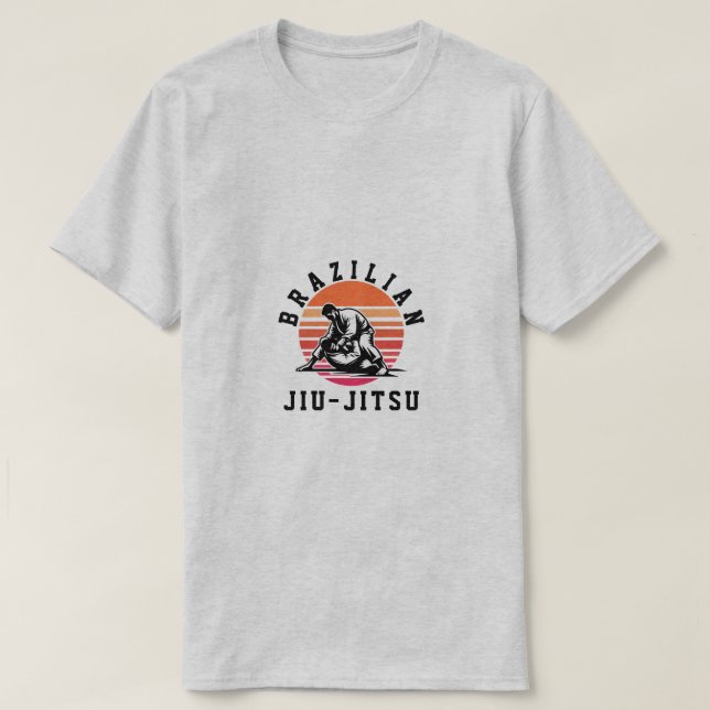Brasiliansk Jiu-jitsu-logotyp - anpassade T Shirt (Design framsida)