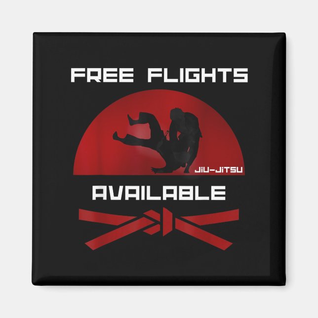 brasiliansk jiu jitsu magnet (Framsidan)