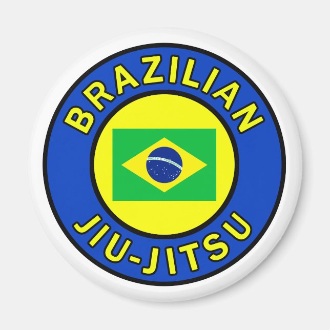 Brasiliansk Jiu Jitsu Magnet (Framsidan)