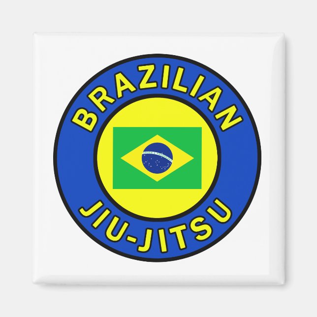 Brasiliansk Jiu Jitsu Magnet (Framsidan)