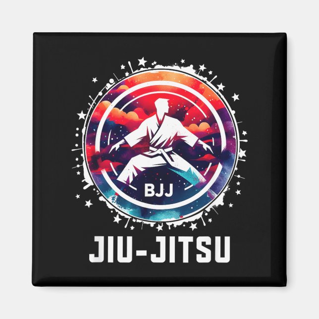 Brasiliansk Jiu Jitsu Magnet (Framsidan)