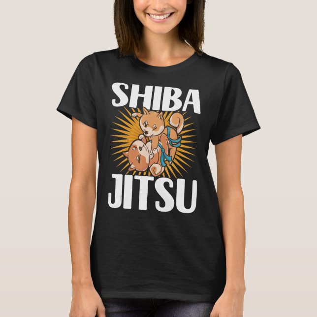 Brasiliansk Jiu Jitsu Merch Grappling No Gi T Shirt (Framsida)