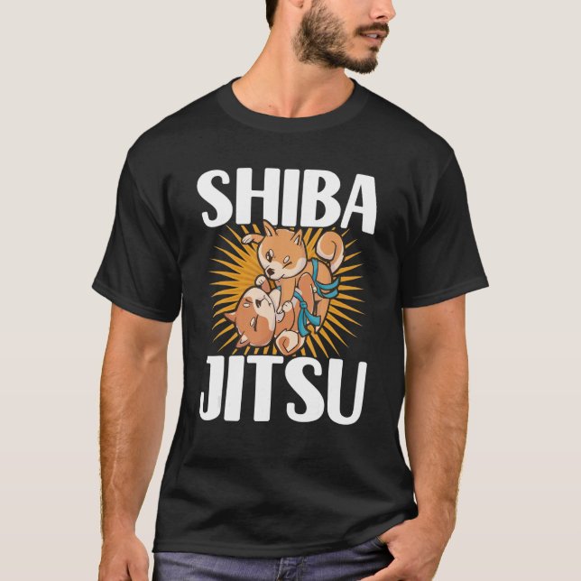 Brasiliansk Jiu Jitsu Merch Grappling No Gi T Shirt (Framsida)