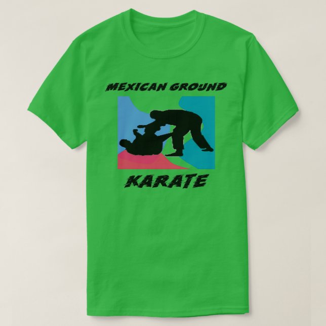 Brasiliansk Jiu Jitsu Mexican Ground Karate BJJ T Shirt (Design framsida)