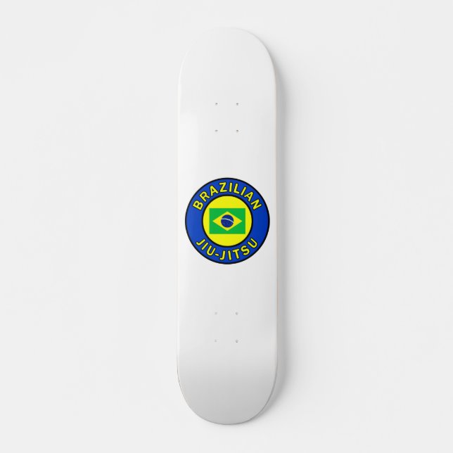 Brasiliansk Jiu Jitsu Mini Skateboard Bräda 18,7 Cm (Framsida)